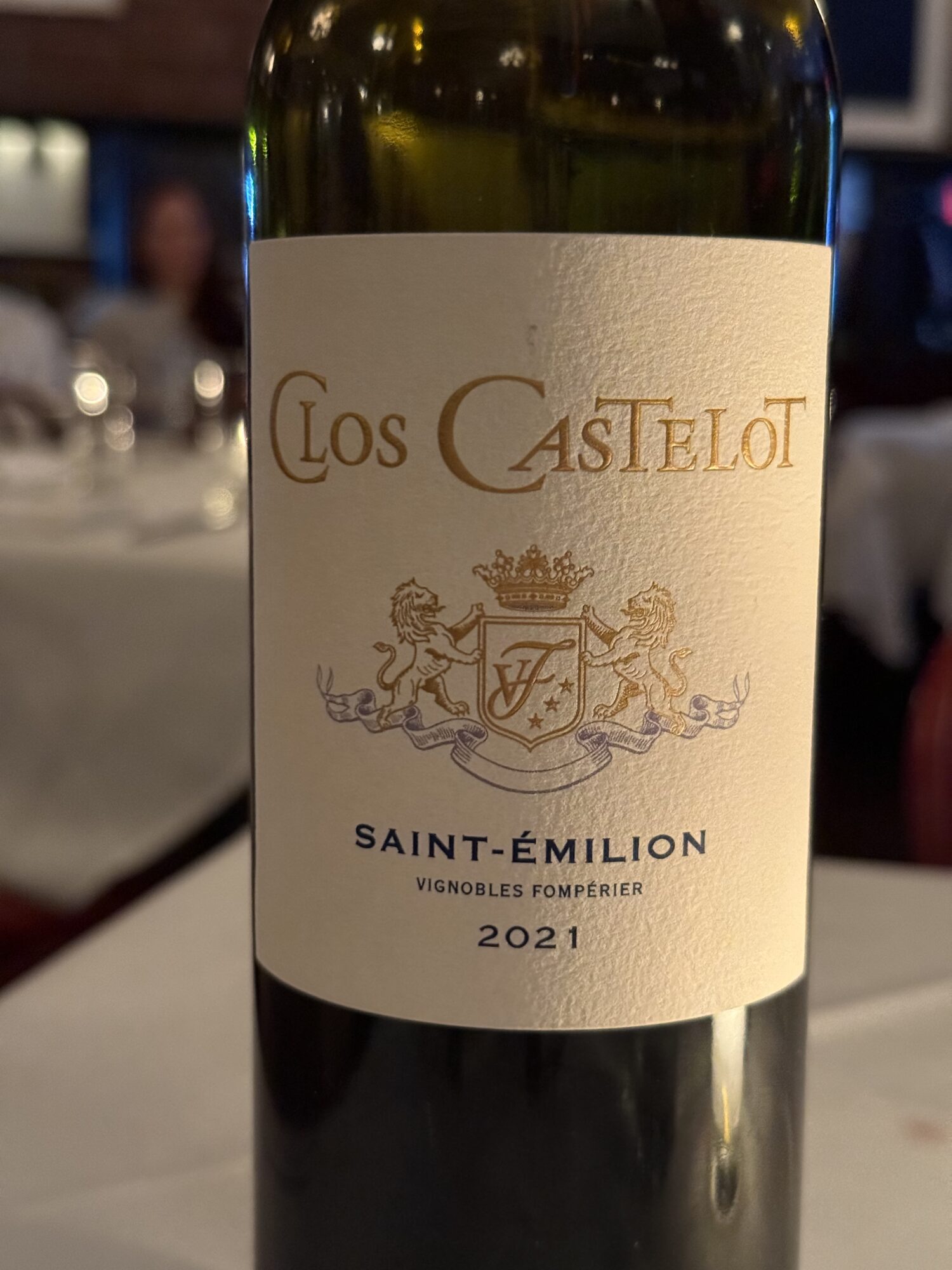 Clos Castelot 2021, Saint-Émilion