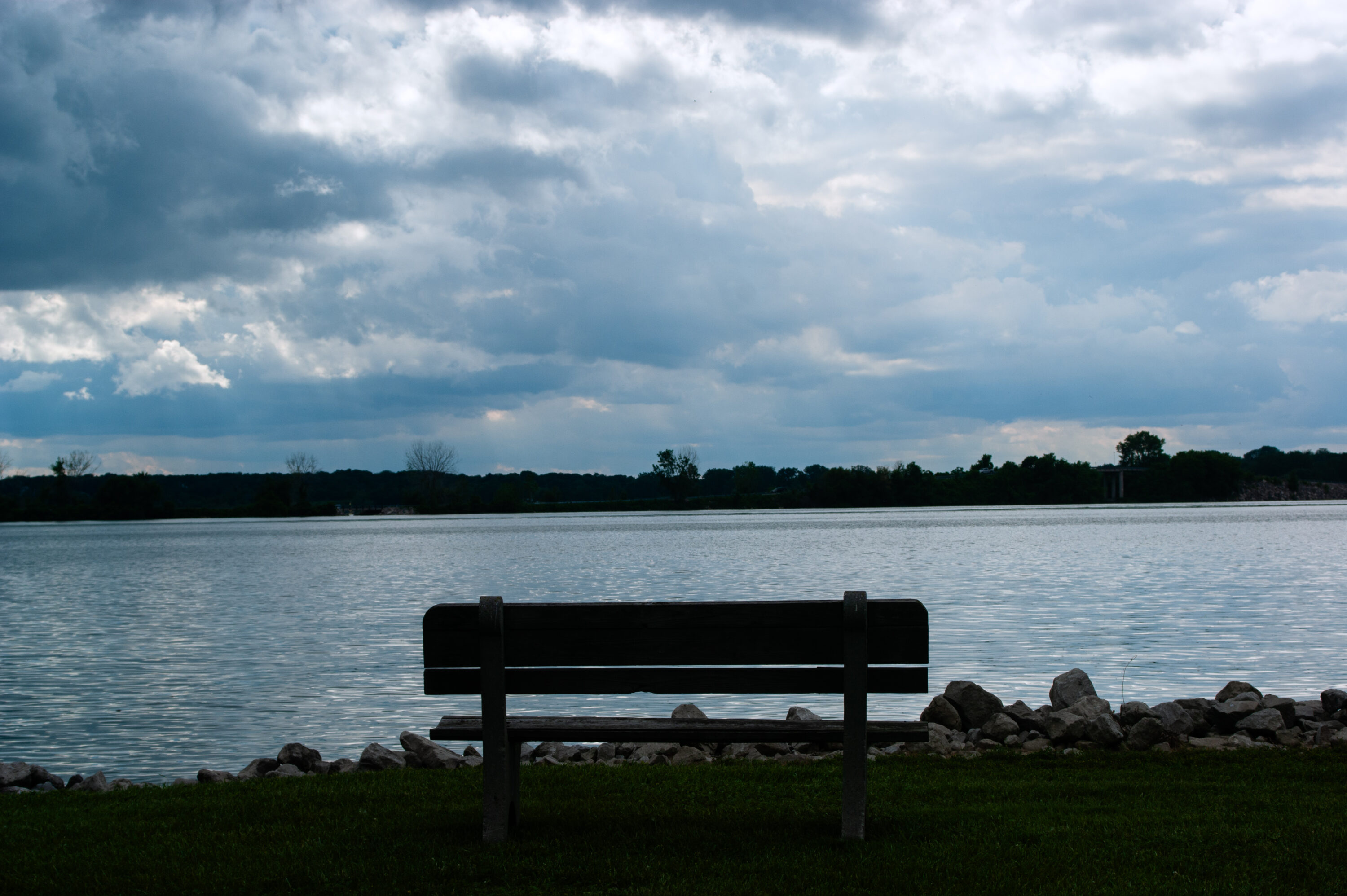 Sandusky Bay on a cloudy day