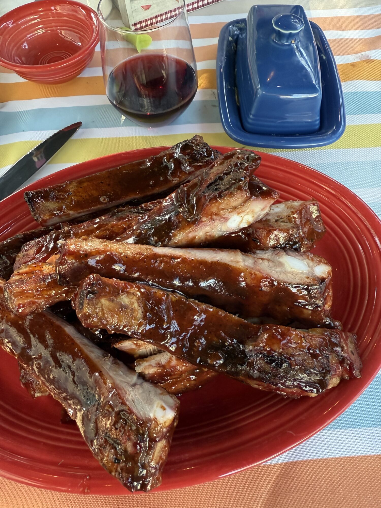 Barbecue pork ribs