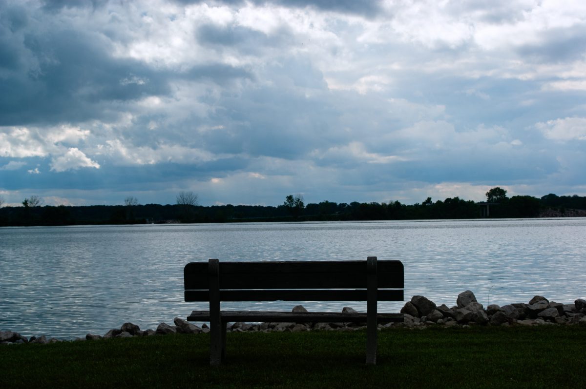 Sandusky Bay on a cloudy day